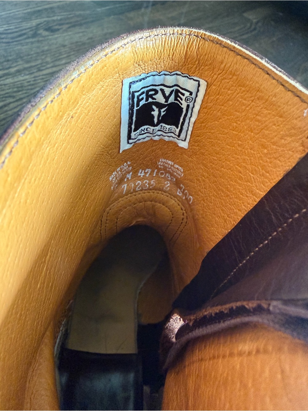 Vintage Frye Campus Short Zip Boots